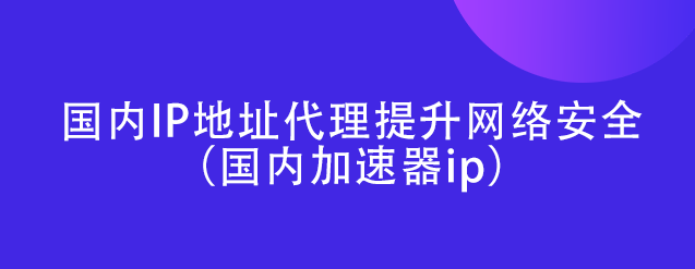 国内ip加速器哪个好用点的推荐（国内ip加速器哪个好用点的推荐一下）